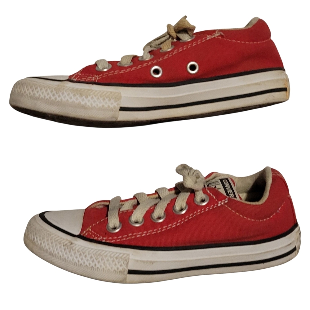 Kids/Girls CONVERSE CHUCK TAYLOR ALL STAR Low Top Sneakers Red Size 11